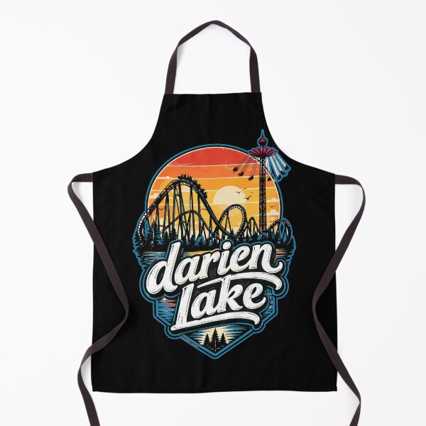 Item preview, Darien Lake New York Retro Travel designed and sold by TomFrontierArt.