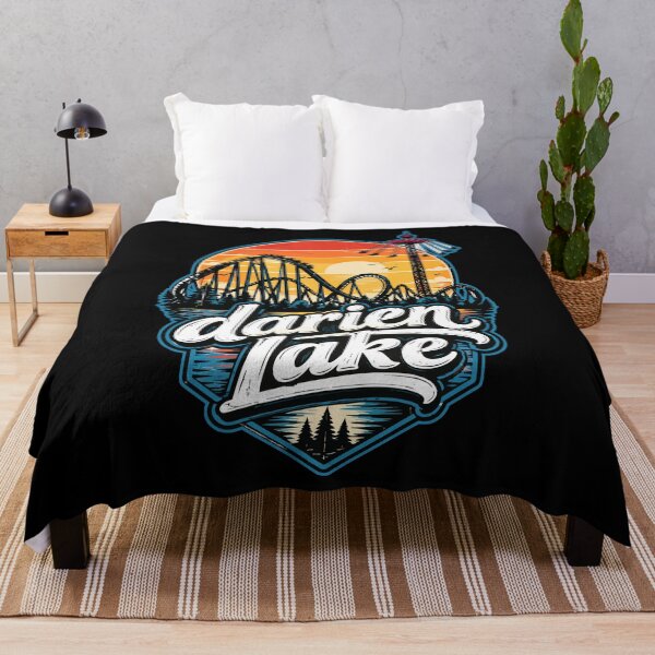 Item preview, Darien Lake New York Retro Travel designed and sold by TomFrontierArt.