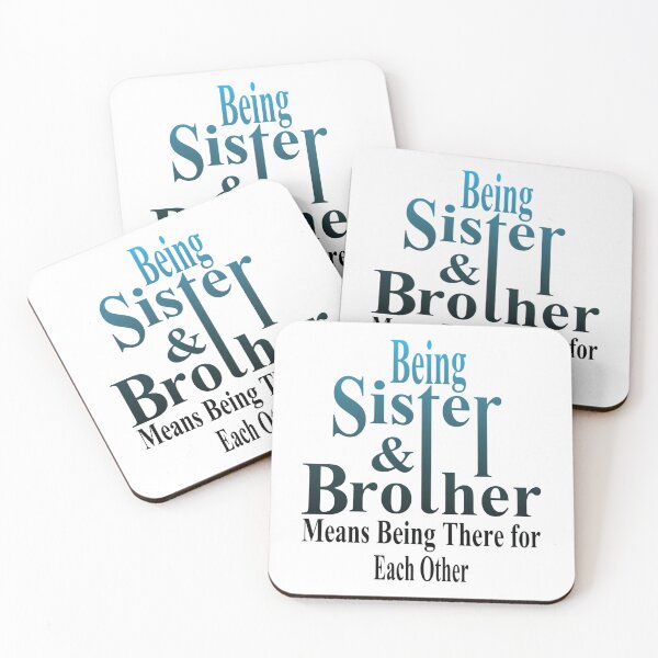 Item preview, Being Sister And Brother Means Being There For Each Other designed and sold by RhianHighsmit.