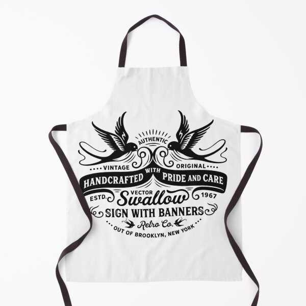 Item preview, Vintage Swallow Retro Ornamental Badge designed and sold by wisnubayuaji.