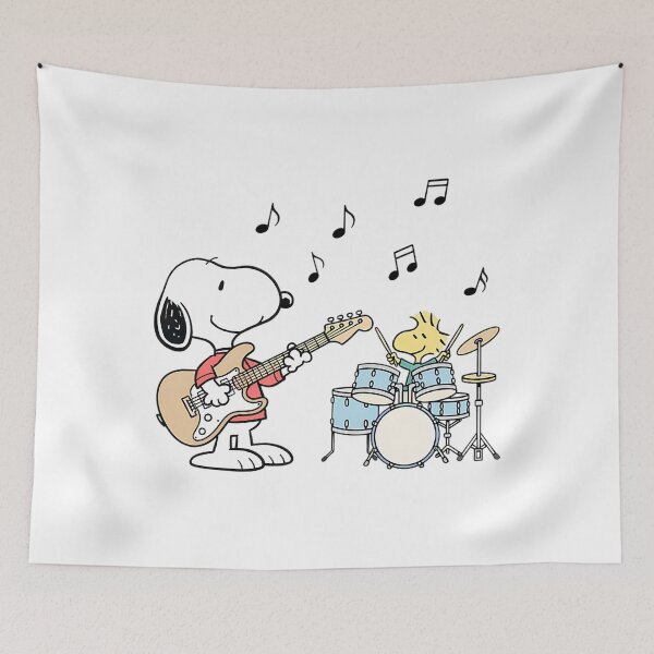 Item preview, Snoopy And Woodstock Rock Band designed and sold by ChaotiCreaters.