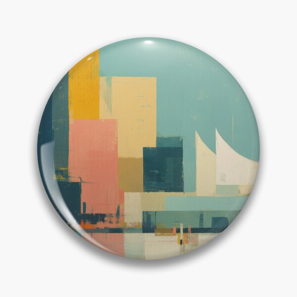 Item preview, Vancouver – Pastel City Skyline Travel Print, Canada designed and sold by MarkedArtPrints.