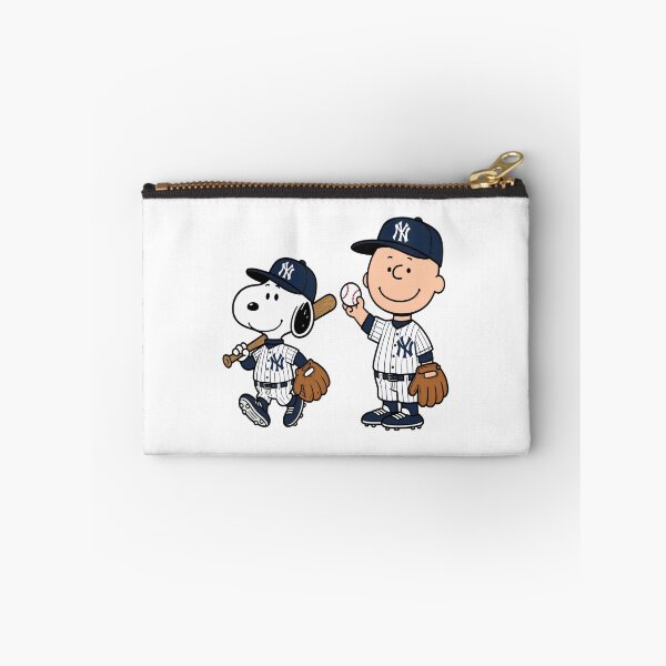 Item preview, Snoopy & Charlie Brown Yankees Baseball Player  designed and sold by StreetArtDecal.