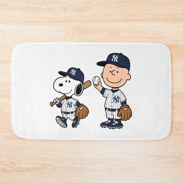Item preview, Snoopy & Charlie Brown Yankees Baseball Player  designed and sold by StreetArtDecal.