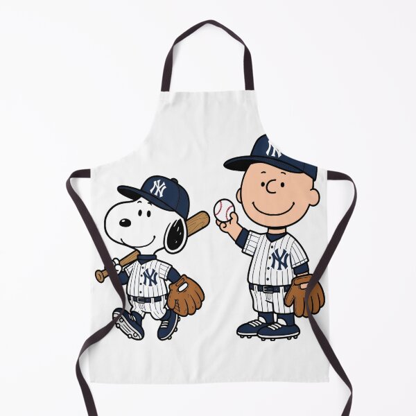 Item preview, Snoopy & Charlie Brown Yankees Baseball Player designed and sold by StreetArtDecal.