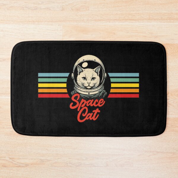 Item preview, Retro Space Cat Astronaut Helmet Stripes designed and sold by GiaoCalonas.