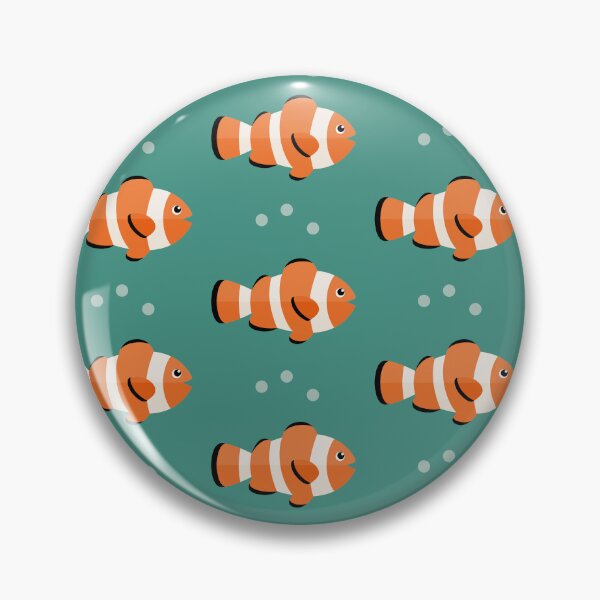 Item preview, Clownfishes on blue designed and sold by reneesillus.