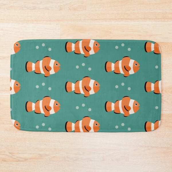Item preview, Clownfishes on blue designed and sold by reneesillus.
