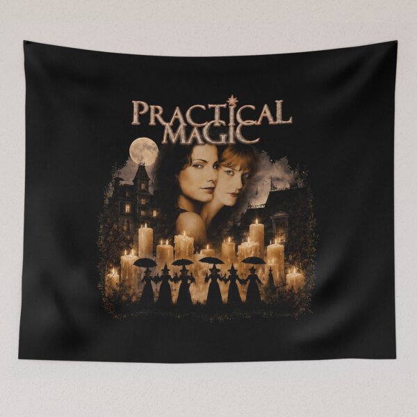 Item preview, Practical Magic Movie Artwork, Vintage Witch Design for Halloween designed and sold by Sarahepperson.