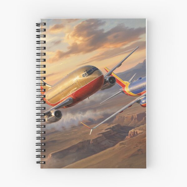 Item preview, Southwest 737s Desert Canyon Sunset Illustration designed and sold by Airpower Art.