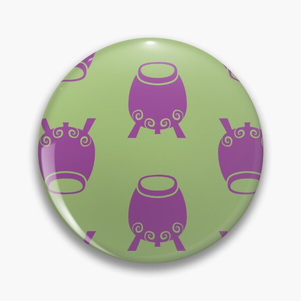 Item preview, Mono Witches Cauldron Pattern - Ghoulish Purple and Green designed and sold by Daniel Bevis Design.