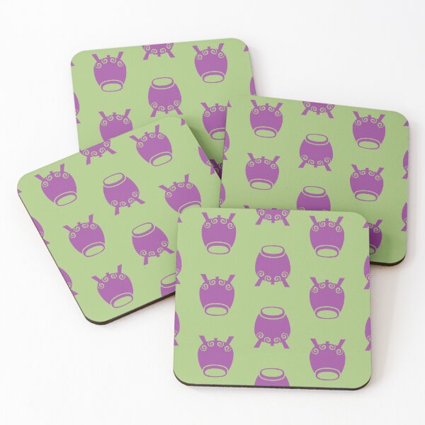 Item preview, Mono Witches Cauldron Pattern - Ghoulish Purple and Green designed and sold by Daniel Bevis Design.