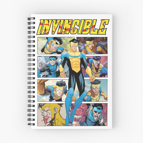Item preview, INVINCIBLE Collage Comic Actions on Dark designed and sold by ANTHOWILLIA.