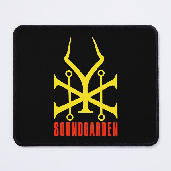 Item preview, Soundgarden Yellow Symbol Red Text Grunge Rock Music designed and sold by CAMEROARMANDO.