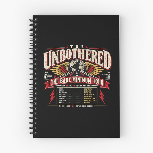Item preview, The Unbothered – The Bare Minimum Tour designed and sold by chamlogic.