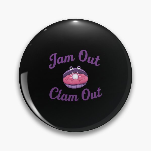 Item preview, Jam Out Clam Out Pun Funny Ocean Shell Pearl designed and sold by CAMEROARMANDO.