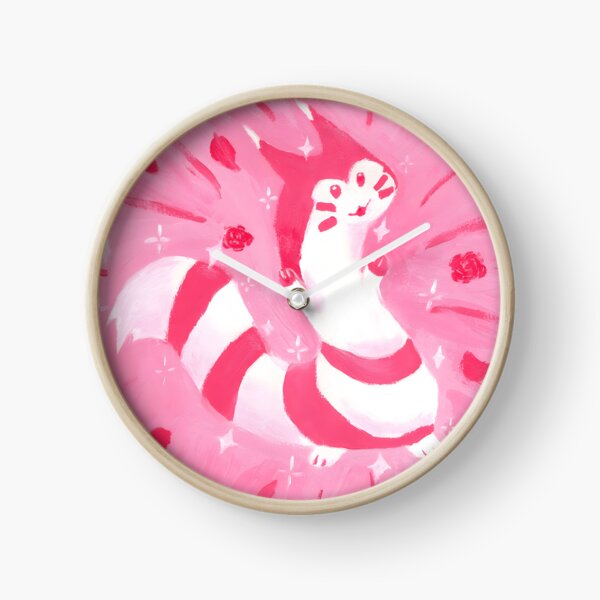 Item preview, Whimsical Pink Striped Woodland Creature designed and sold by Raehanfiq.