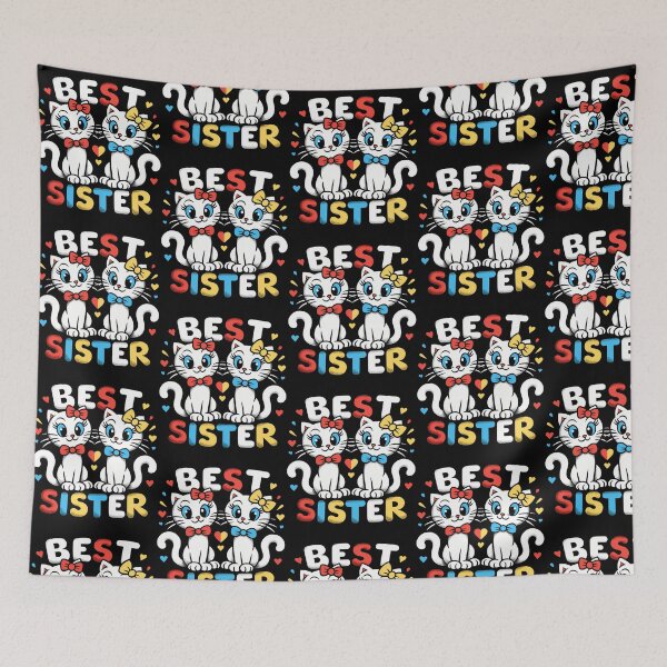 Item preview, Best Sister Cat -National Siblings Day-Purrfect Sisterhood designed and sold by RhianHighsmit.