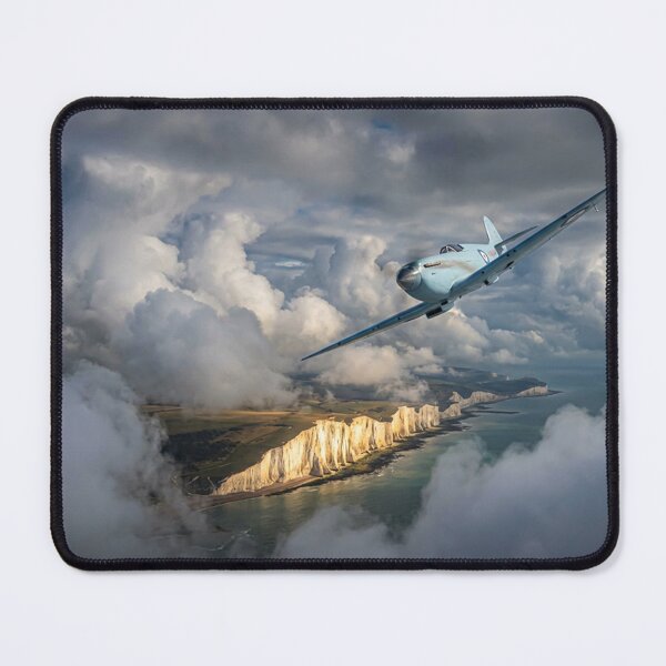 Item preview, Spitfire White Cliffs Of Dover Illustration designed and sold by Airpower Art.