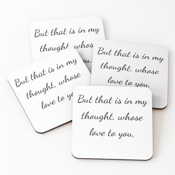 Item preview, “But that is in my thought, whose love to you,” - handwriting black designed and sold by ariksworld.