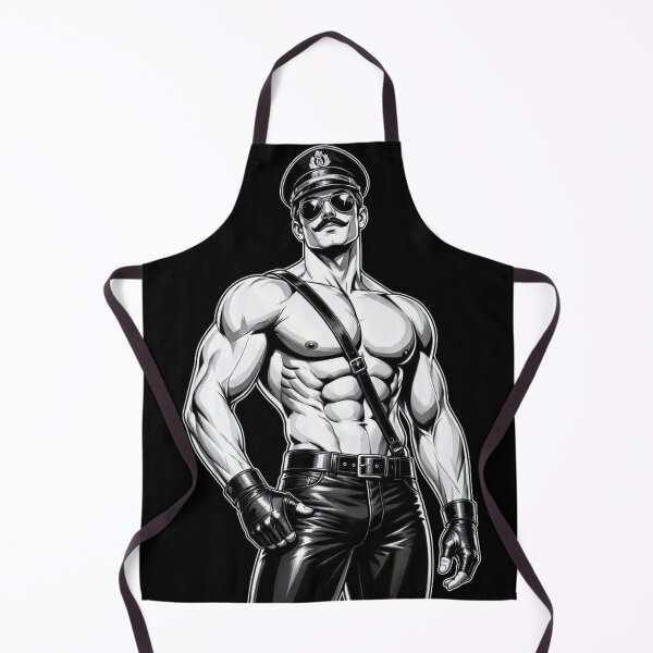 Item preview, Gay Leather Daddy In Control Retro Art Design designed and sold by ItsAKinkThing.