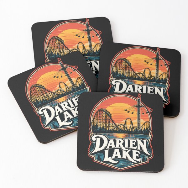 Item preview, Darien Lake New York Retro designed and sold by TomFrontierArt.