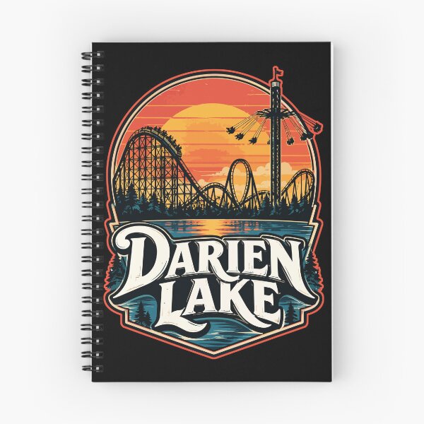 Item preview, Darien Lake New York Retro designed and sold by TomFrontierArt.
