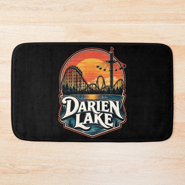 Item preview, Darien Lake New York Retro designed and sold by TomFrontierArt.