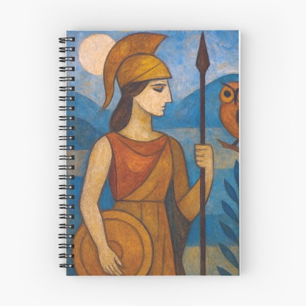 Item preview, Athena Painting – Divine Warrior Goddess of Greek Mythology designed and sold by GalleryKauffeld.