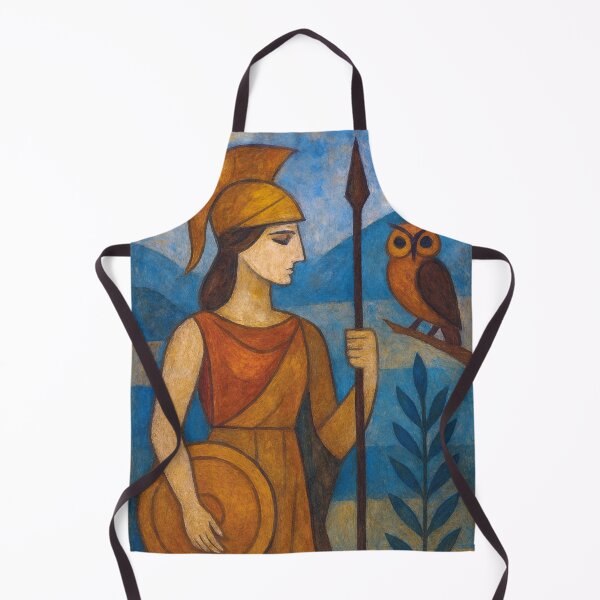 Item preview, Athena Painting – Divine Warrior Goddess of Greek Mythology designed and sold by GalleryKauffeld.