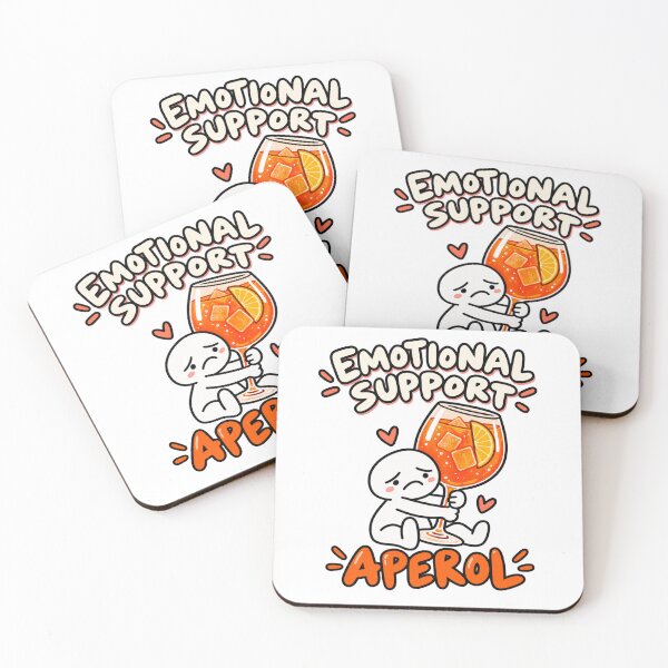 Item preview, Aperol Emotional Support Funny Drink designed and sold by MonkiFlipp.