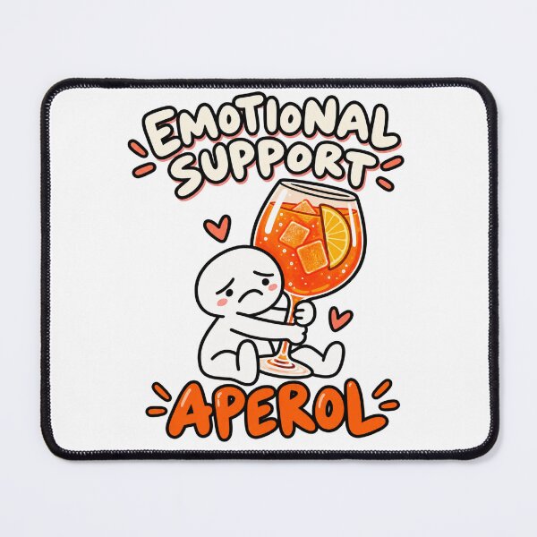 Item preview, Aperol Emotional Support Funny Drink designed and sold by MonkiFlipp.