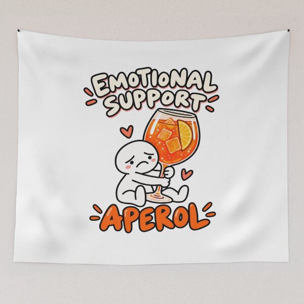 Item preview, Aperol Emotional Support Funny Drink designed and sold by MonkiFlipp.