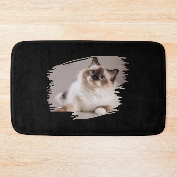 Item preview, Birman Cat Portrait with Artistic Border designed and sold by GiaoCalonas.