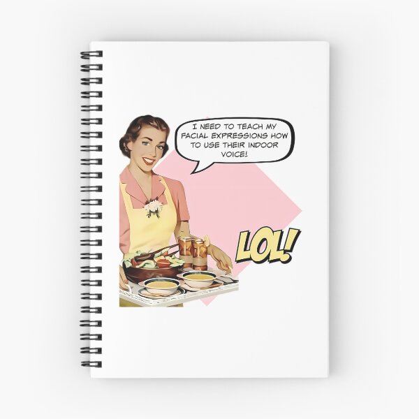 Item preview, Facial Expressions Using Indoor Voice - Officewomen'S Humor designed and sold by PrintBro.