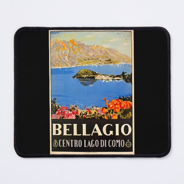 Item preview, Italy Bellagio Lake Como Vintage Italian Travel Advert designed and sold by suzannesun.
