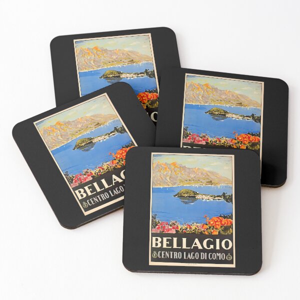 Item preview, Italy Bellagio Lake Como Vintage Italian Travel Advert designed and sold by suzannesun.