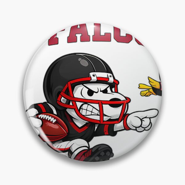 Item preview, Snoopy And Woodstock Atlanta Falcons Football designed and sold by ChaotiCreaters.