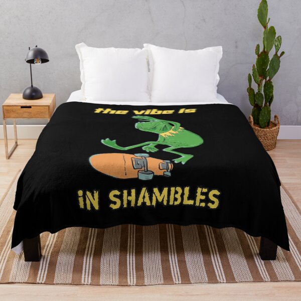 Item preview, Vibe is In Shambles Frog Skater designed and sold by LITZYBRENDO.