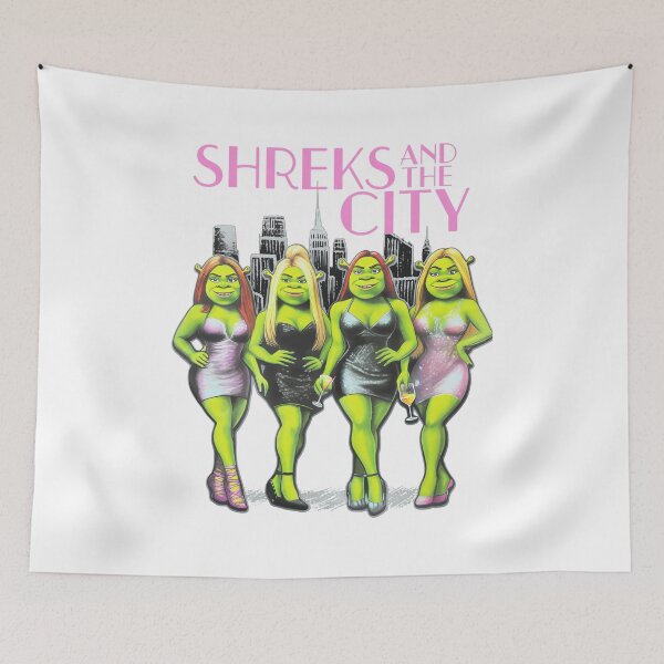 Item preview, Shreks And The City Parody Illustration designed and sold by LITZYBRENDO.