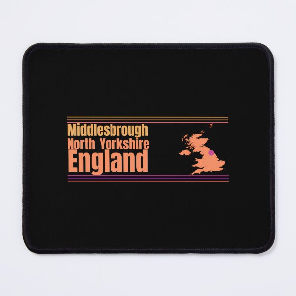 Item preview, Middlesbrough North Yorkshire England City Marked On Map designed and sold by alexusarena.