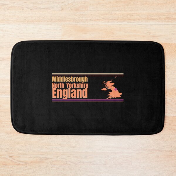 Item preview, Middlesbrough North Yorkshire England City Marked On Map designed and sold by alexusarena.