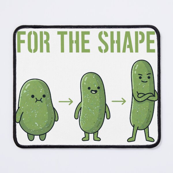 Item preview, Pickle Shape Transformation Humor designed and sold by LITZYBRENDO.