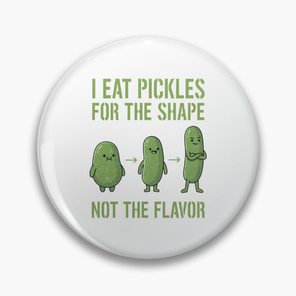 Item preview, Pickle Shape Transformation Humor designed and sold by LITZYBRENDO.