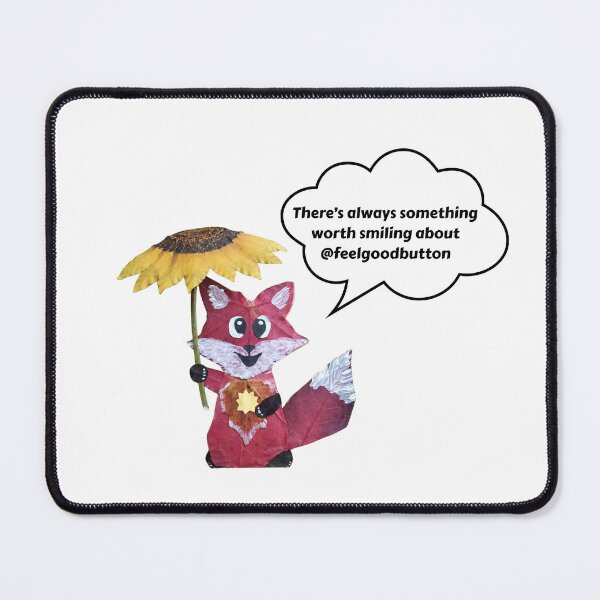 Item preview, Smile with Fox designed and sold by FeelGoodButton.