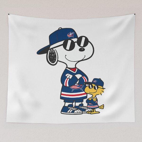 Item preview, Snoopy And Woodstock Columbus Hockey designed and sold by Mens-code.