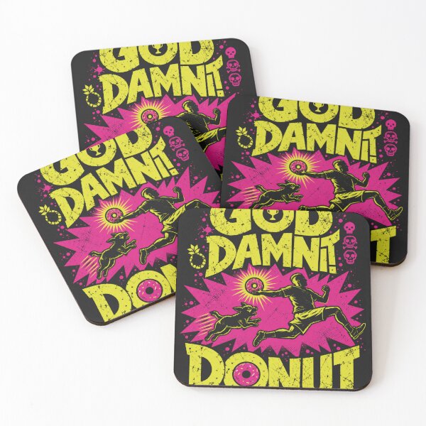 Item preview, Dungeon Crawler Carl Tshirts Vintage Goddamnit Donut Sci-Fi Book Lover designed and sold by Hydlaaksmndriss.