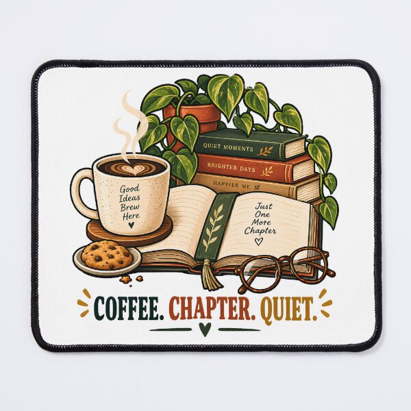 Item preview, Coffee Chapter Quiet – Cozy Reading and Coffee Ritual designed and sold by FindYouByZ.