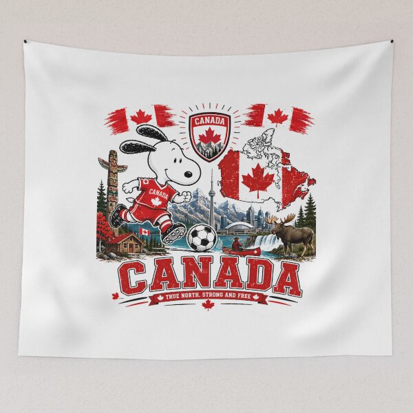Item preview, Snoopy Canada Team  designed and sold by ChaotiCreaters.