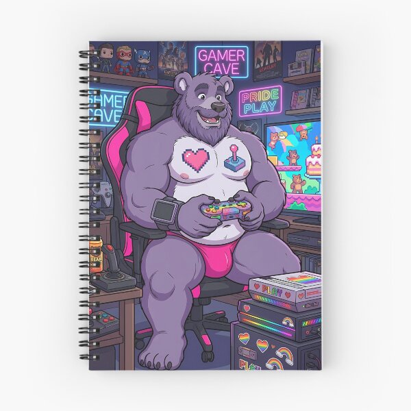 Item preview, Gaymer Bear designed and sold by TheBearthquake.